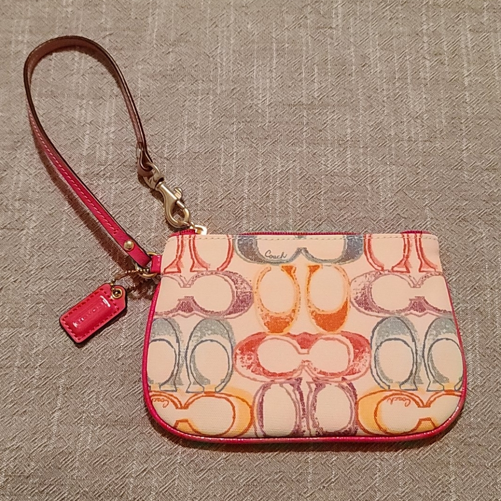 Coach Wristlet Multicolor
